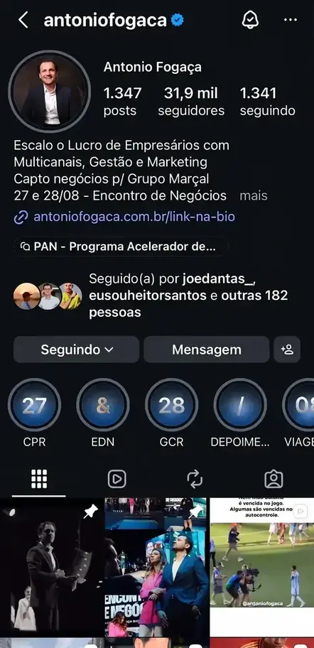 Antes — Antonio Fogaça 31.940 seguidores