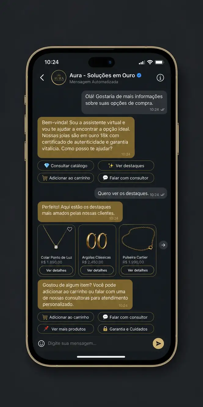 Depois — DM Automatizada